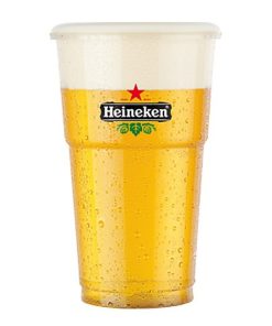 Heineken Plastic PP Bierglazen Bierbekers GROOT 50cl Doos 800 Stuks