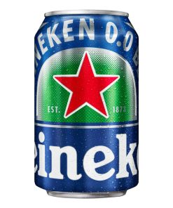 Heineken 0.0 Bier Alcoholvrij Blikjes 33cl Tray 24 Stuks