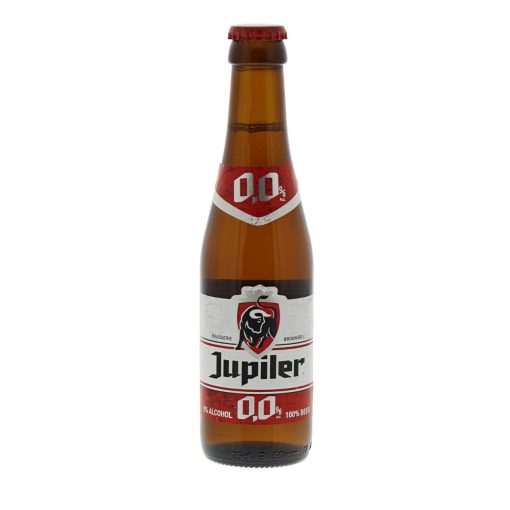 Jupiler 0.0 Alcoholvrij Bier Flesjes 25cl Krat 24 Stuks