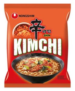 Kimchi Ramen Instant Noodles Nongshim 120 gram Doos 20 zakjes (0,97pst)