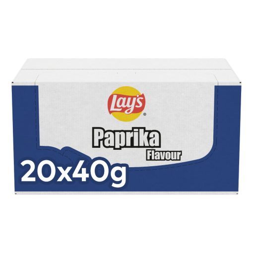 Lay's Chips Paprika Kleine Mini Zakjes 40 gram Doos 20 Stuks - Afbeelding 2