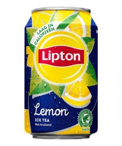 Lipton Ice Tea Lemon Blikjes 33cl Tray 24 Stuks