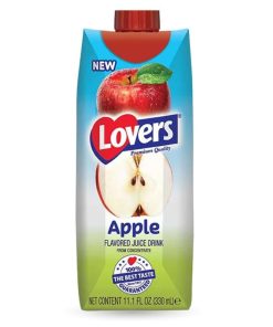 Lovers Juice Appelsap Pakjes 33cl Tray 12 Stuks