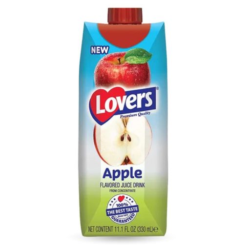 Lovers Juice Appelsap Pakjes 33cl Tray 12 Stuks