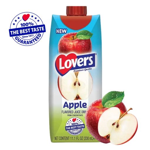 Lovers Juice Appelsap Pakjes 33cl Tray 12 Stuks - Afbeelding 2