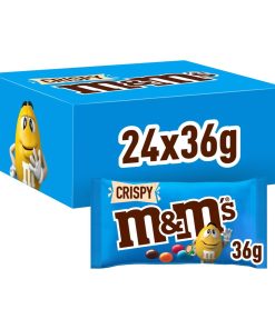 M&M's Pinda - Crispy Melk Chocolade Singles 24x45g