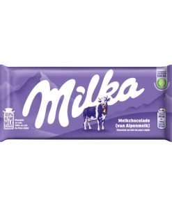 Milka Alpenmelkchocolade 100 Gram 5 Stuks
