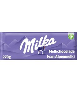 Milka Alpenmelk Chocoladereep 270 Gram