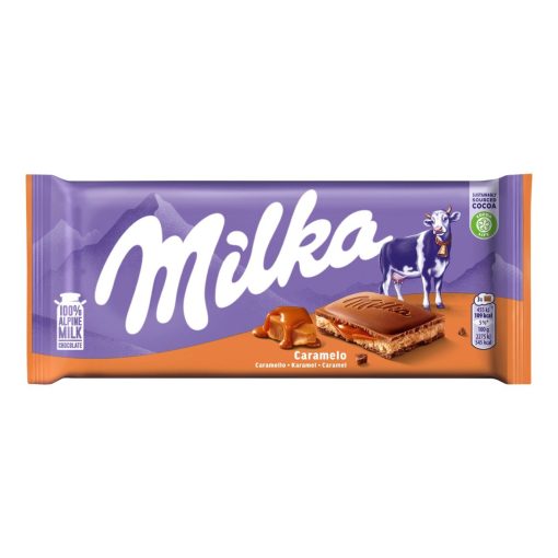 Milka Chocolade Reep Karamel 5 repen x 100 gram