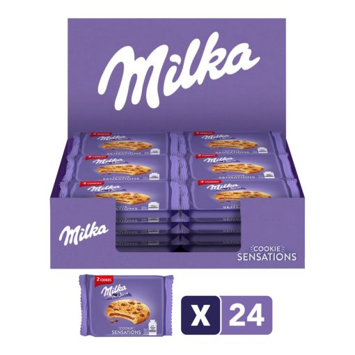 Milka Cookies sensations 52 gram Doos 24 Stuks