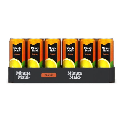 Minute Maid Orange Blikjes 33cl Tray 24 Stuks - Afbeelding 2