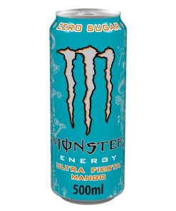 Monster Ultra Fiesta Mango Energy Drink Blikjes 50cl Tray 12 stuks