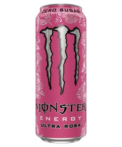 Monster Ultra Rosa 50cl Energy Blikjes Tray 12 Stuks