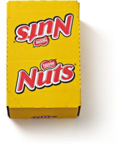 Nuts Chocoladerepen 42 Gram Doos 24 Stuks