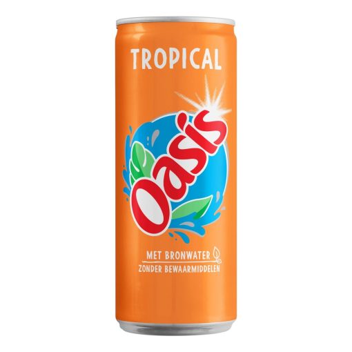 Oasis Tropical Blikjes 33cl Tray 4x6 Stuks