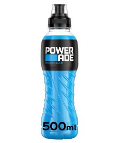 Powerade Mountain Blast Flesjes 50cl Sportdrank Tray 12 Stuks