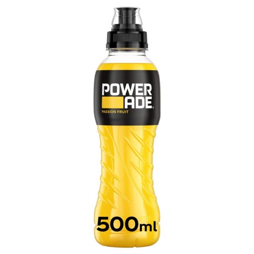 Powerade Pasion Fruit Flesjes 50cl Sportdrank Tray 12 Stuks