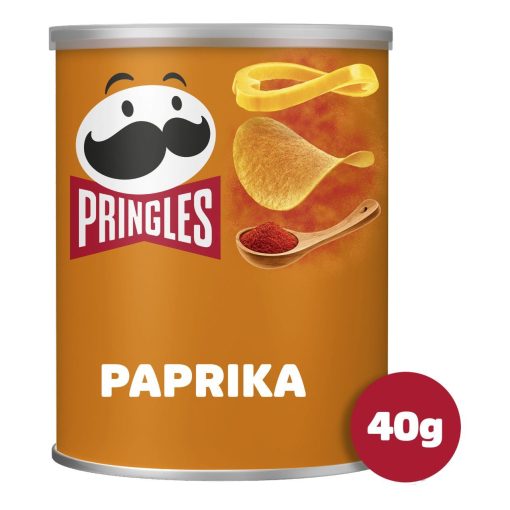 Pringles Paprika 40 gram Tray 12 Blikken