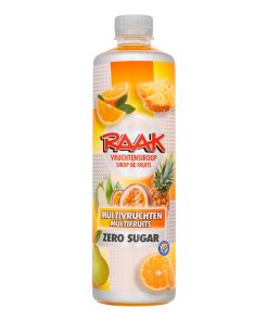 Raak Limonade Siroop Multivruchten ZERO 75cl Pak 6 Stuks