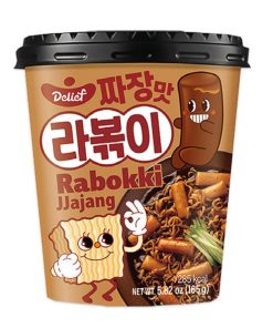 Rabokki Jjajang Smaak - Ramen met Tteokbokki - Instant Noedels 165 Gram Doos 6 Stuks (uit Korea)