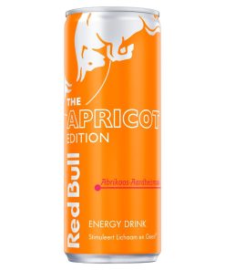 Red Bull The Apricot Edition Blikjes 25cl Tray 12 Stuks (Oranje)