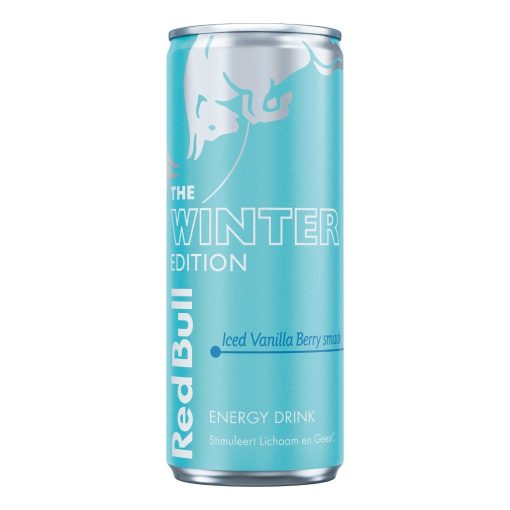 Red Bull Winter Edition Iced Vanilla Berry Blikjes Tray 12 Stuks