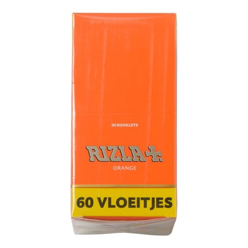 Rizla Vloeitjes Oranje Doos 100 Pakjes a 60 Vloetjes - Afbeelding 2