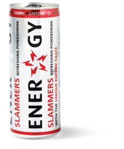 Slammers Energy Drink Blikjes 25cl Tray 24 Stuks