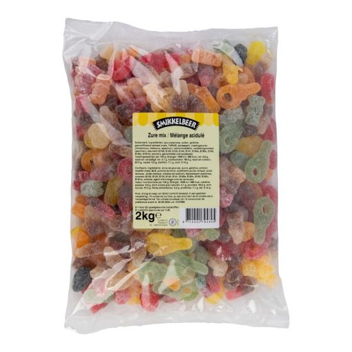 Smikkelbeer Zure mix Zak 2 Kilo