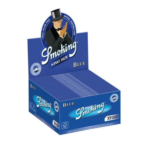 Smoking Vloeipapier King Size Blue Vloeitjes, Doos 50 Pakjes 33 - Afbeelding 3