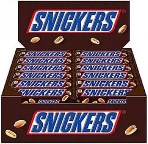 Snickers Chocoladerepen 50 Gram Doos 32 Stuks
