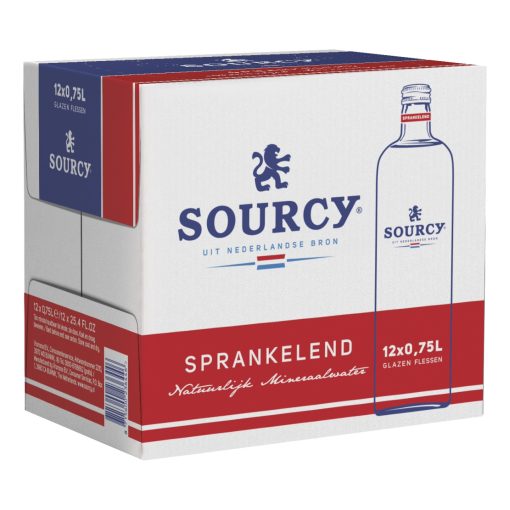 Sourcy Pure Red Glazen Fles 75cl Doos 12 Stuks - Afbeelding 2