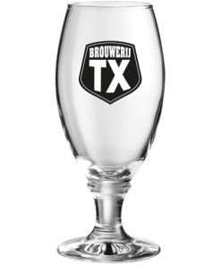 TX Bierglas Texel Brouwerij Voetglazen 25cl Doos 6 Stuks