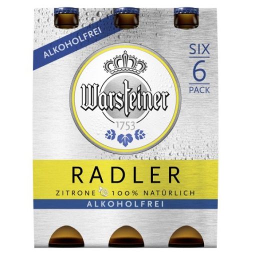 Warsteiner Radler 0.0 Alcoholvrij Flesjes 33cl Krat 24 Stuks