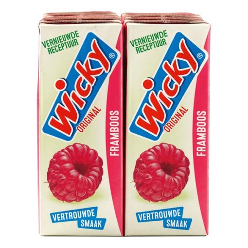 Wicky Drink Framboos 20cl Tray 30 Pakjes