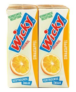 Wicky Drink Sinaasappel Pakjes Tray 30x20cl