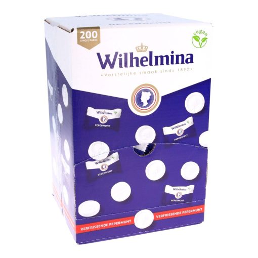 Wilhelmina Pepermunt Apart Verpakt Doos 200 Stuks - Afbeelding 2