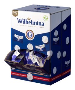 Wilhelmina Pepermunt Apart Verpakt Doos 200 Stuks