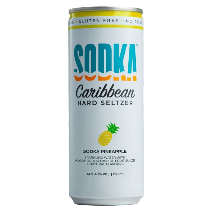 sodka-pineapple-hard-seltzer-blikje-tray
